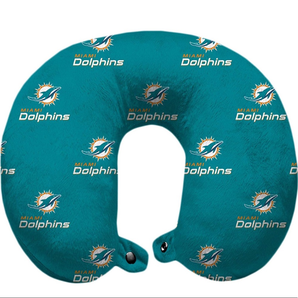 Miami Dolphins U-Neck Travel Pillow